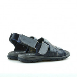 Sandały dla małych dzieci 41c indygo+szary