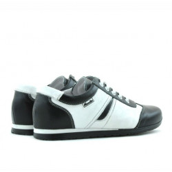 Dziecięce buty 136 czarne+białe