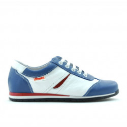 Buty dziecięce 136 niebieski+biały