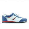 Buty dziecięce 136 niebieski+biały