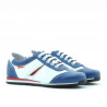 Buty dziecięce 136 niebieski+biały