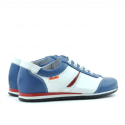 Buty dziecięce 136 niebieski+biały