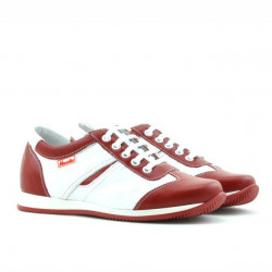 Buty dziecięce 136 czerwone+białe