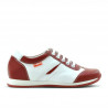 Buty dziecięce 136 czerwone+białe