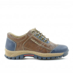 Buty dziecięce 137 indygo+brązowe
