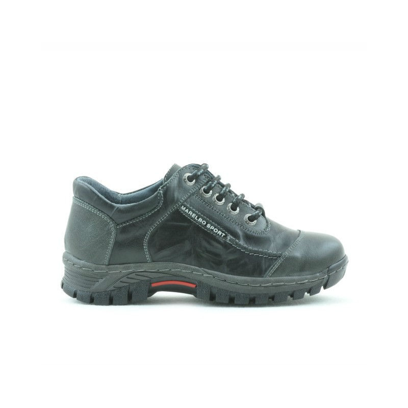 Dziecięce buty 137 czarno+szare
