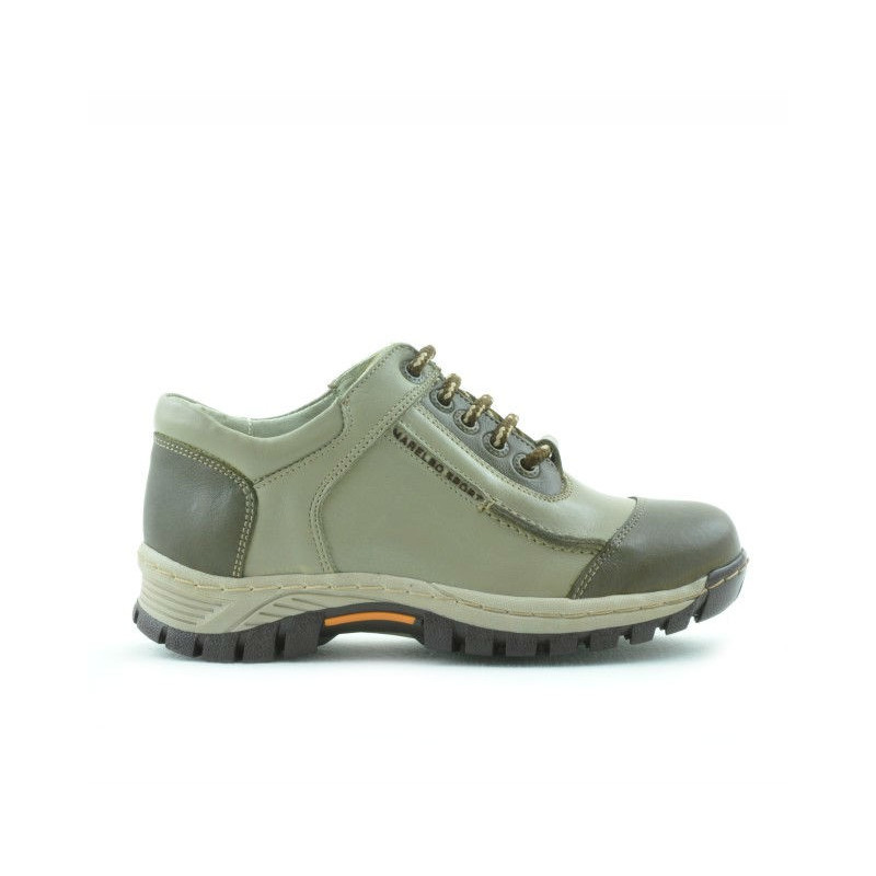 Dziecięce buty 137 khaki+beż