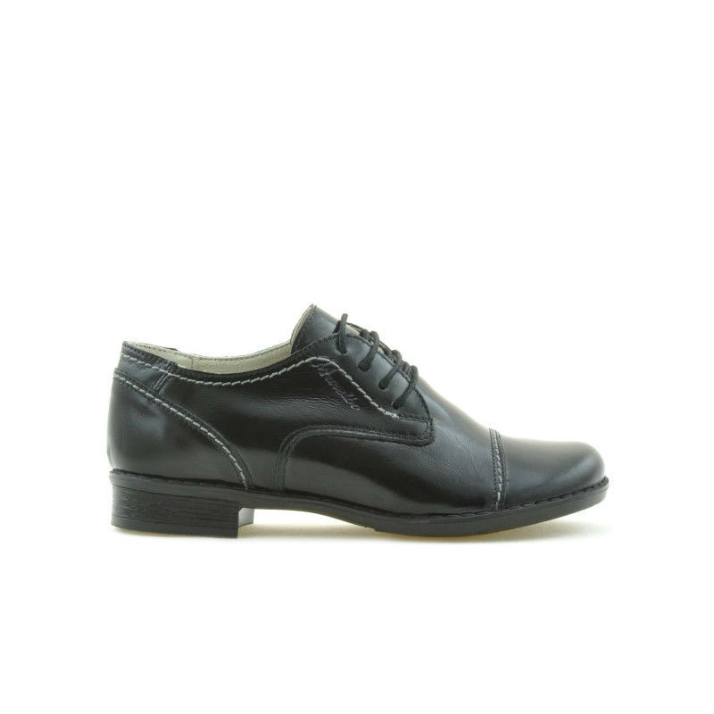 Dziecięce buty 131 czarny lakier