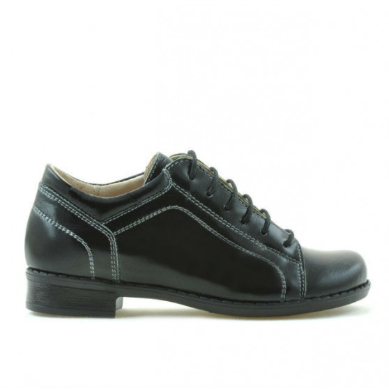 Dziecięce buty 122 czarny lakier