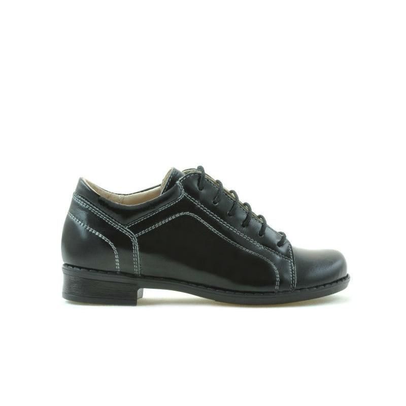Dziecięce buty 122 czarny lakier