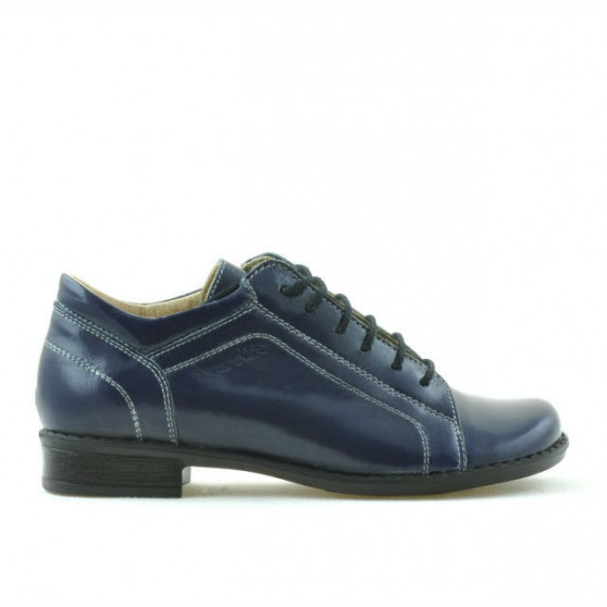 Dziecięce buty 122 lakierowane indigo
