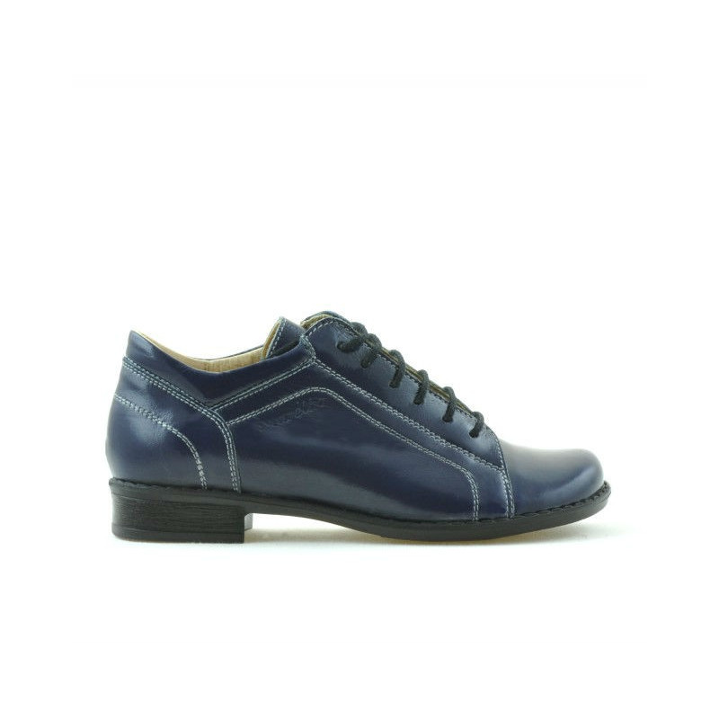 Dziecięce buty 122 lakierowane indigo