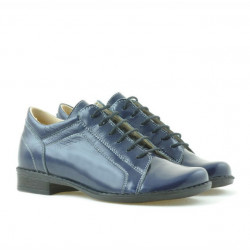 Dziecięce buty 122 lakierowane indigo