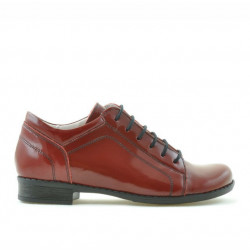Buty dziecięce 122 lakierowane bordowe