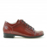Buty dziecięce 122 lakierowane bordowe