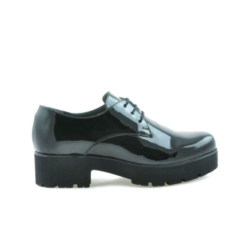 Damskie buty casual 660 lakierowane czarne