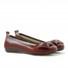 Dziecięce buty 141 lakierowane bordowe