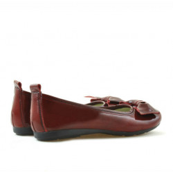 Dziecięce buty 141 lakierowane bordowe