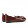 Dziecięce buty 141 lakierowane bordowe