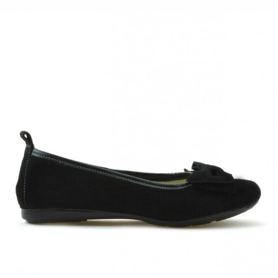 Buty dziecięce 141 czarny zamsz