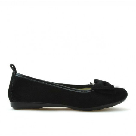 Buty dziecięce 141 czarny zamsz