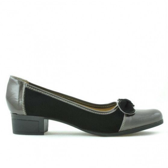 Damskie buty casualowe/eleganckie 650 lakierowane miedziane kombinowane