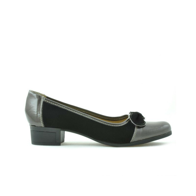 Damskie buty casualowe/eleganckie 650 lakierowane miedziane kombinowane
