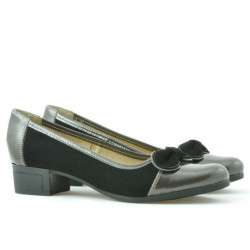 Damskie buty casualowe/eleganckie 650 lakierowane miedziane kombinowane