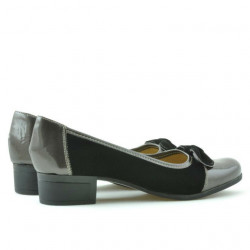 Damskie buty casualowe/eleganckie 650 lakierowane miedziane kombinowane