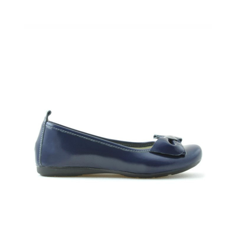 Buty dziecięce 141 lakier indigo
