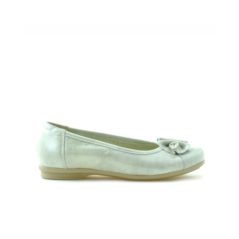 Dziecięce buty 129 lakierowane beżowe