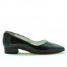 Damskie buty casual 1248 lakierowane czarne