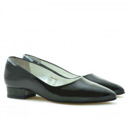 Damskie buty casual 1248 lakierowane czarne