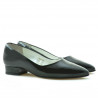 Damskie buty casual 1248 lakierowane czarne