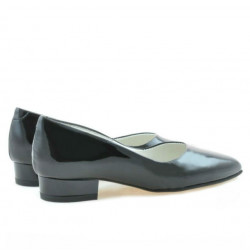 Damskie buty casual 1248 lakierowane czarne