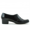 Damskie buty casual lakierowane czarne 651
