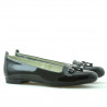 Damskie buty casual 639 lakier czarny