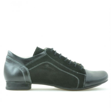 Damskie buty casual 645 czarno-kombinowane