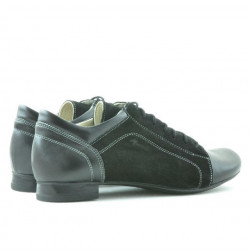 Damskie buty casual 645 czarno-kombinowane