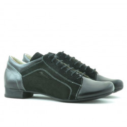 Damskie buty casual 645 czarno-kombinowane