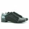 Damskie buty casual 645 czarno-kombinowane