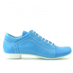 Damskie buty casual 645 turkusowe
