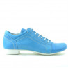 Damskie buty casual 645 turkusowe