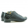 Damskie buty casual 645 czarna lakierowana skóra