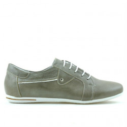 Buty sportowe / casual damskie 646 piasek + biały