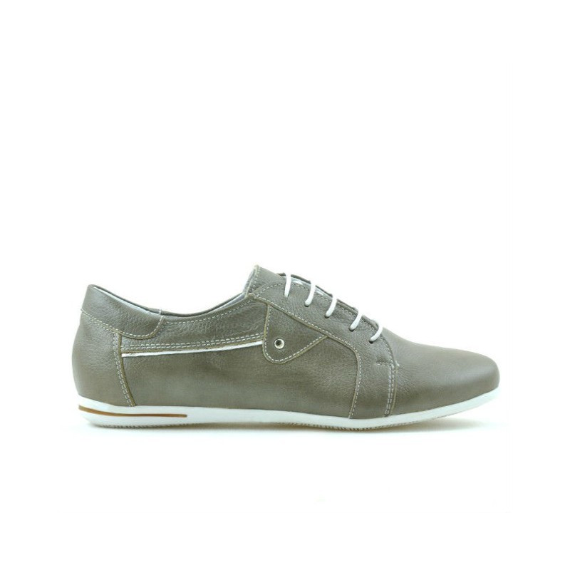 Buty sportowe / casual damskie 646 piasek + biały