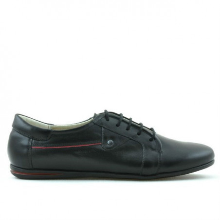 Damskie buty sportowe / casualowe 646 czarne+czerwone