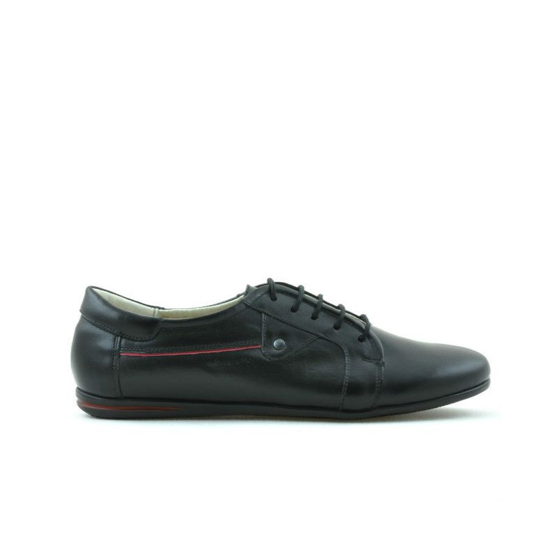 Damskie buty sportowe / casualowe 646 czarne+czerwone