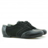 Damskie buty casual 186 czarny kombinowany