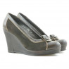 Damskie buty casual 178 kawa kombinowana